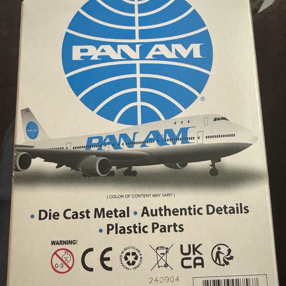 Pan Am Model Airplane
New, never opened - Picture 2 of 3